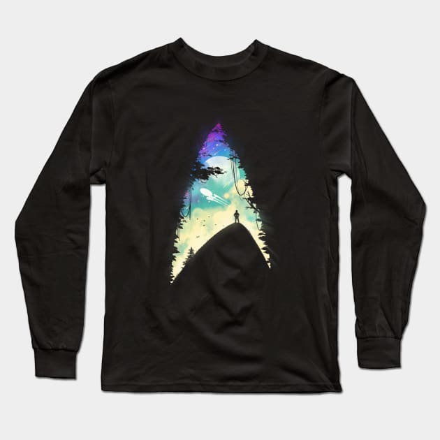 The Final Frontier Long Sleeve T-Shirt by nicebleed